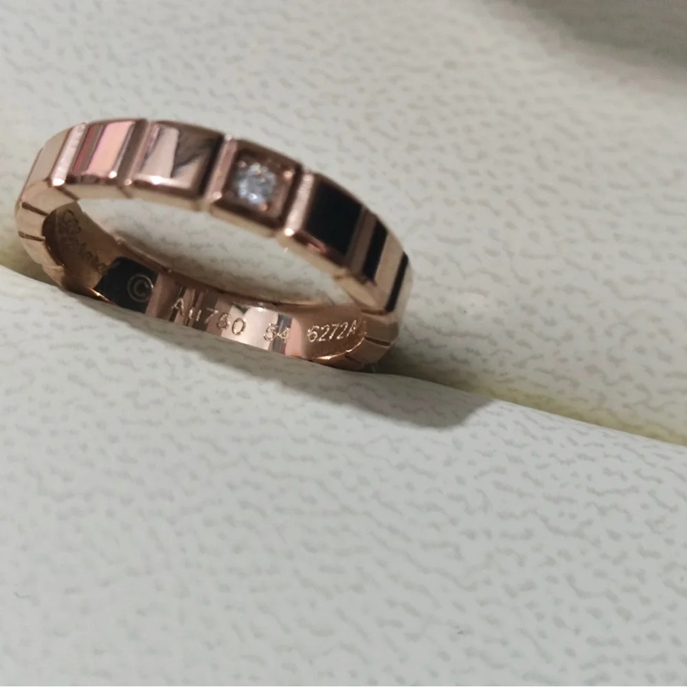 Chopard Rose Gold Faceted Women’s Band